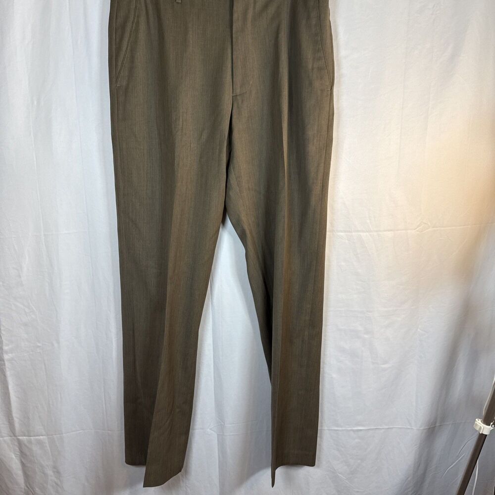Men’s  Banana Republic Brown Dress Pants 35x34 Preowned - Picture 3 of 15